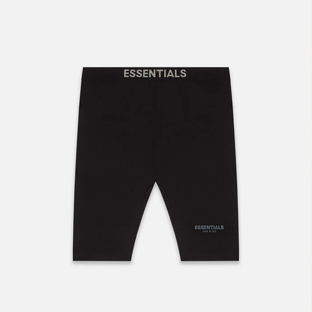Fear Of God Essentials black biker shorts